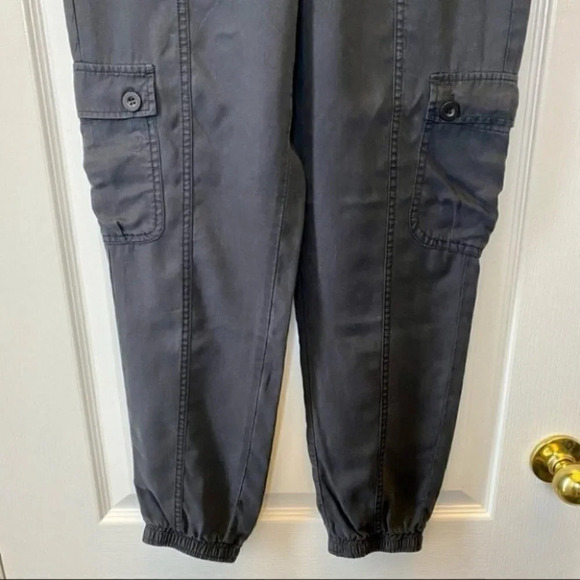 Velvet Heart Black Tencel Jogger Style Baggy Cargo Pants Size XS - Picture 11 of 16